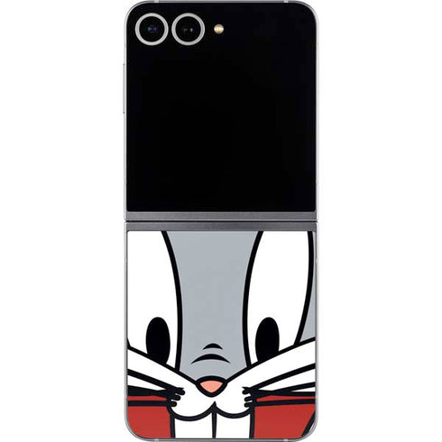 Looney Tunes Bugs Bunny Zoomed In Galaxy Z Flip6 Skin